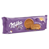 A Milka Choco Wafer - 150g bar with a purple wrapper.